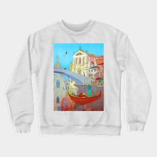 moebius illustrations venice - Jean Giraud - moebius - voyage d'hermes Crewneck Sweatshirt